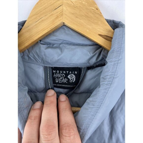 Mountain Hardwear Grey Goosedown Puffer Vest Womens Size XL - Picture 3 of 11
